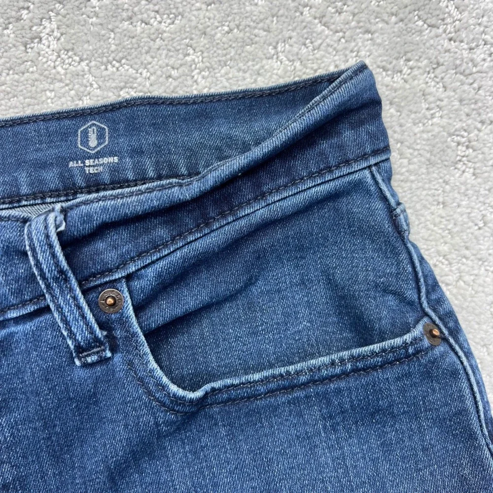 Levis 502 Jeans 33x30(34x28) Regular Taper Blue Denim Stretch All Seasons Tech